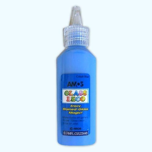 Amos üvegmatrica festék 22 ml - kék