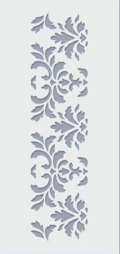 Sablon - Damask sorminta (kb. 20*9,5 cm) HDS10-009