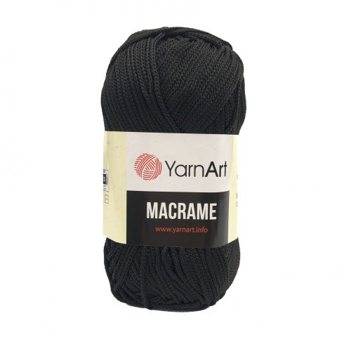 Yarnart macrame 90 g - 148 fekete