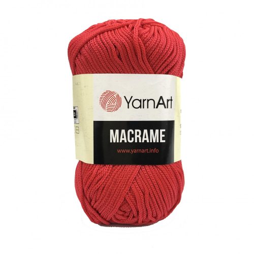 Yarnart macrame 90 g - 163 piros